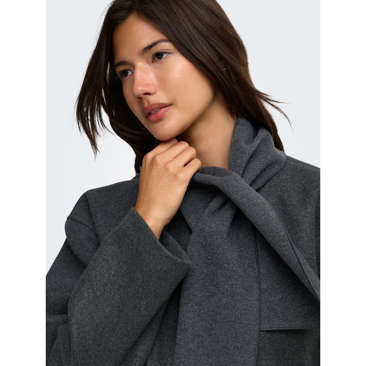 Veste dark grey melange, ONLY