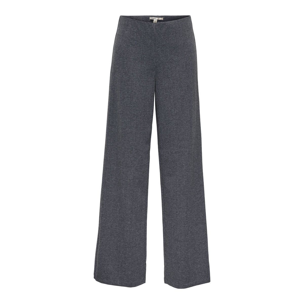 Pantalon À Jambe Large dark grey melange, ONLY