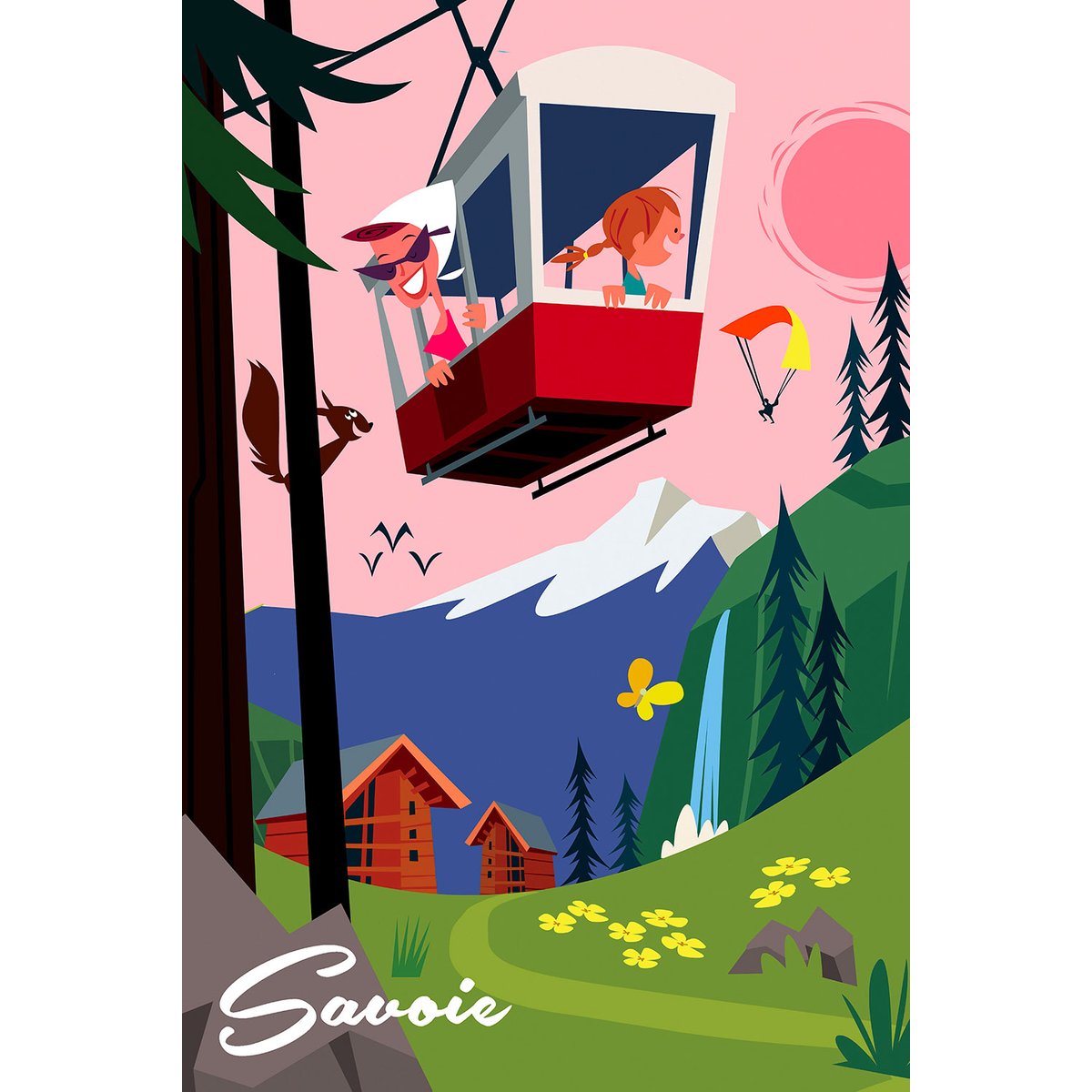 Tableau retro tableau alu dibond, HEXOA