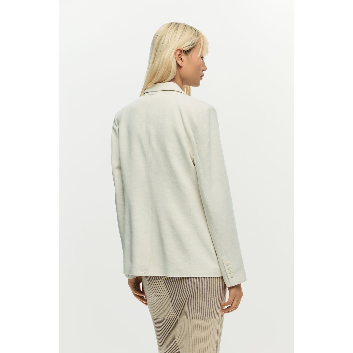 Veste patchwork blanche beige, DESIGUAL