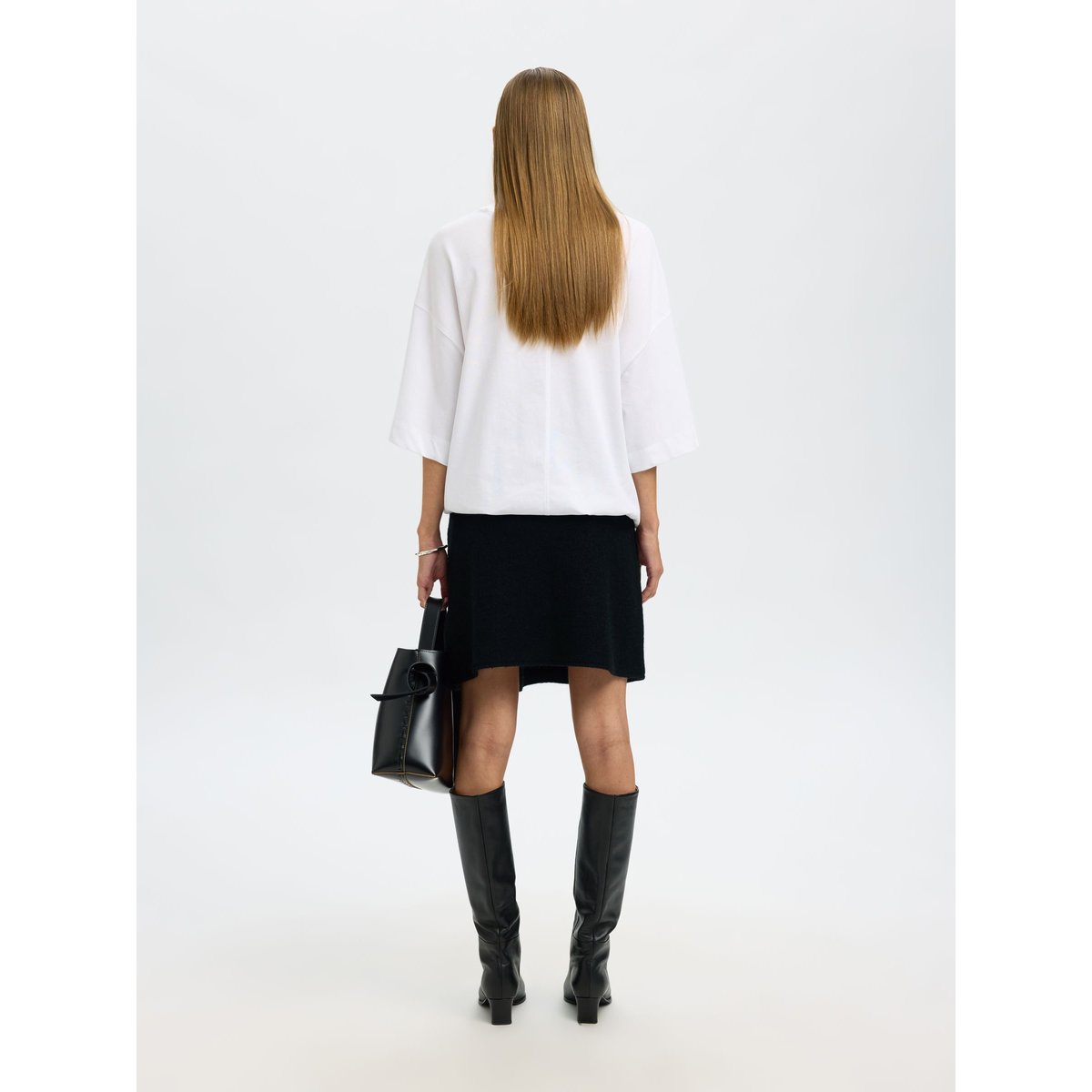 Mini-Jupe black, SELECTED