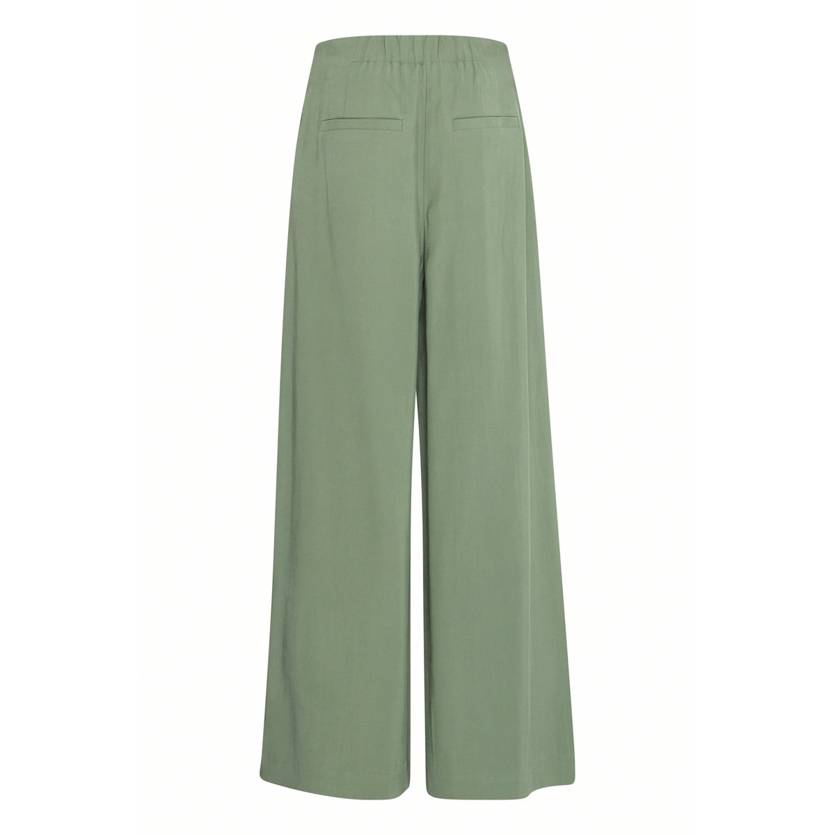 Pantalon classique, plis devant, jambes larges vert seaspray, B.YOUNG