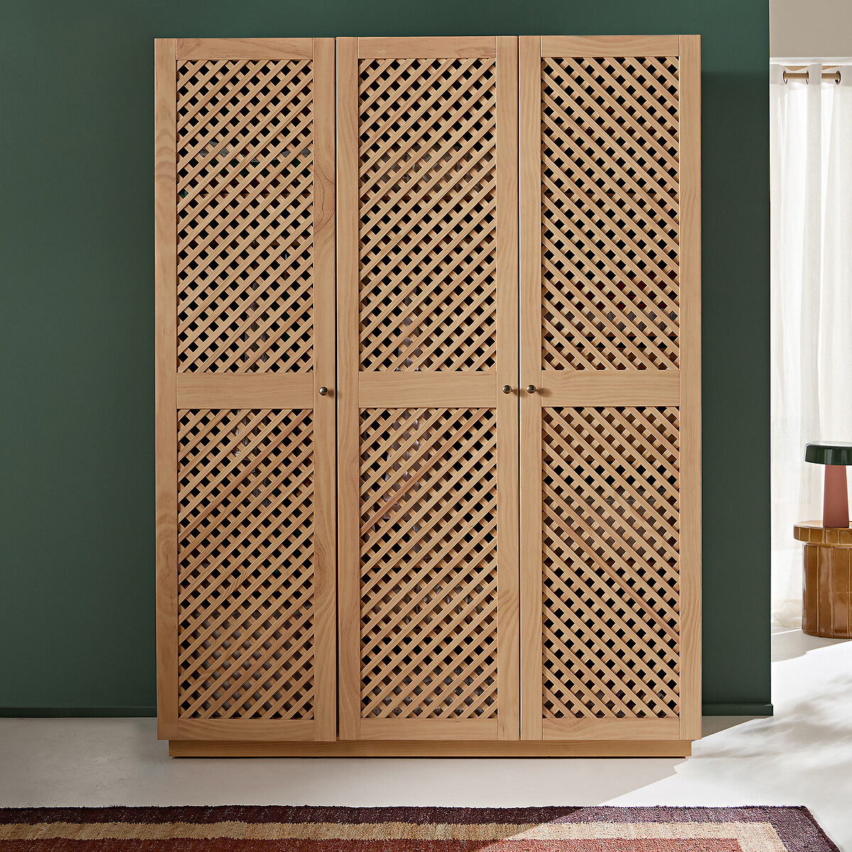 Armario de 3 puertas, Quadri natural, LA REDOUTE INTERIEURS