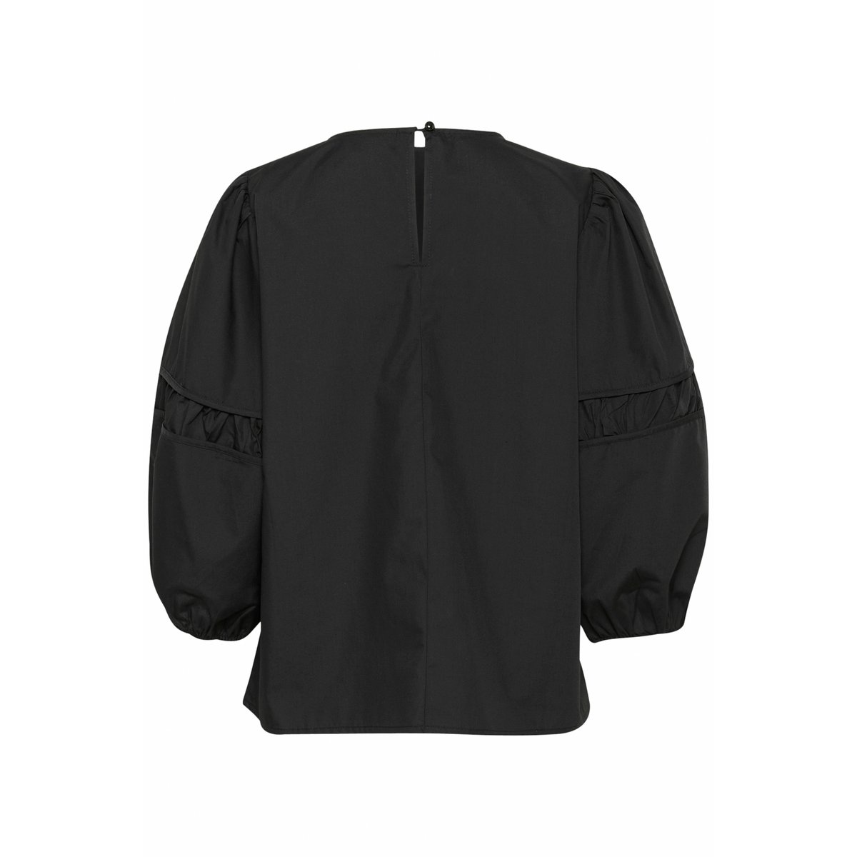 Blouse with long sleeve noir black, KAFFE