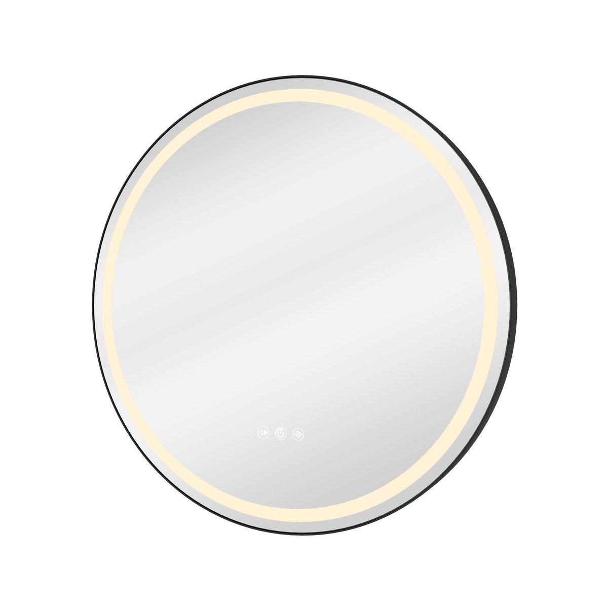 Miroir LED, REMIX noir, SENSEA