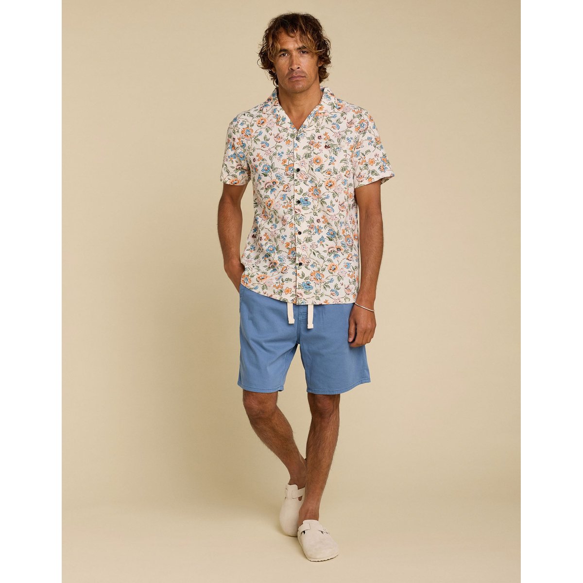 CHEMISE HAWAÏENNE LINSANTANA beige, PULLIN