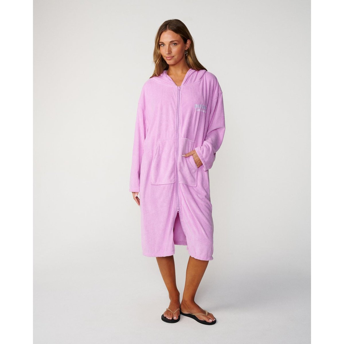 Poncho à fermeture éclair Classic SURF ZIP lilac, RIP CURL