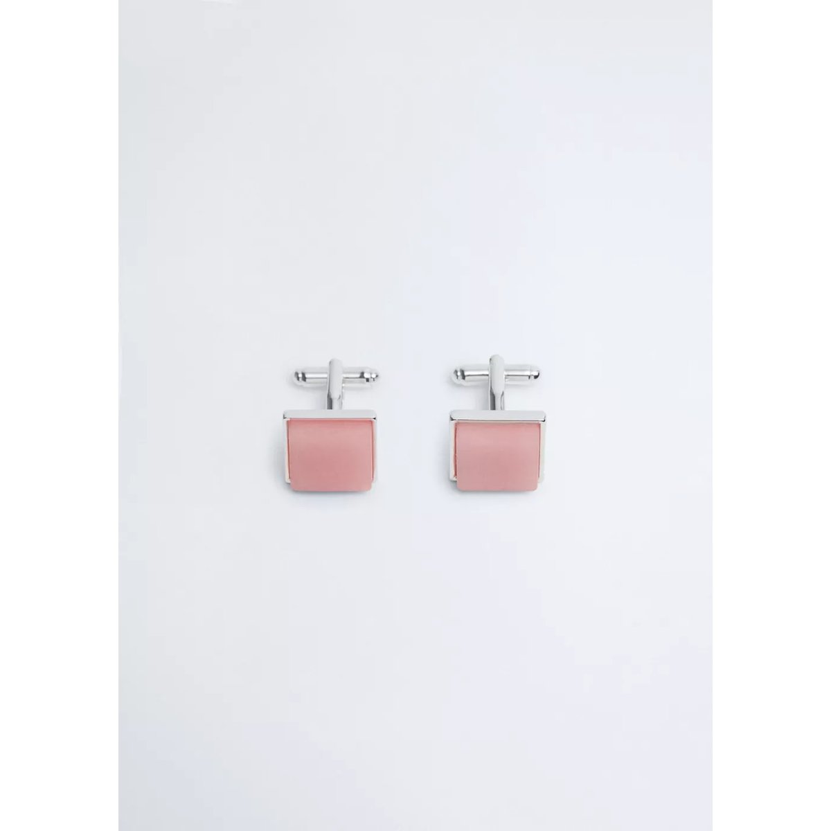 Boutons de manchette pierre semi-précieuse argent, MANGO