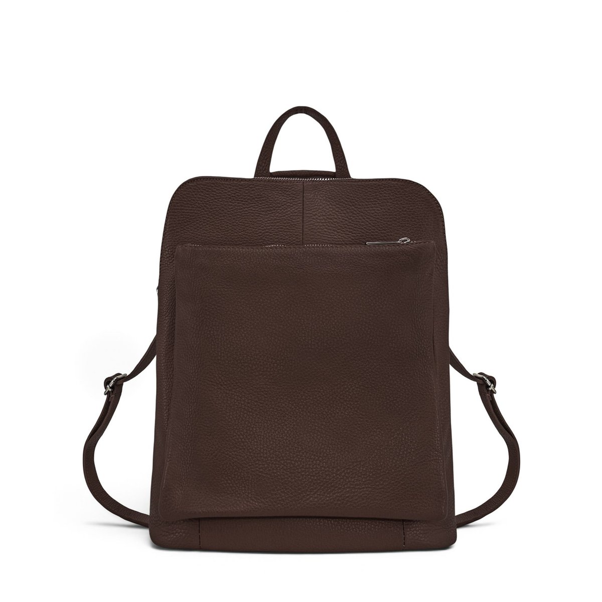 Sac à dos en cuir italien CORFOU chocolat, OH MY BAG