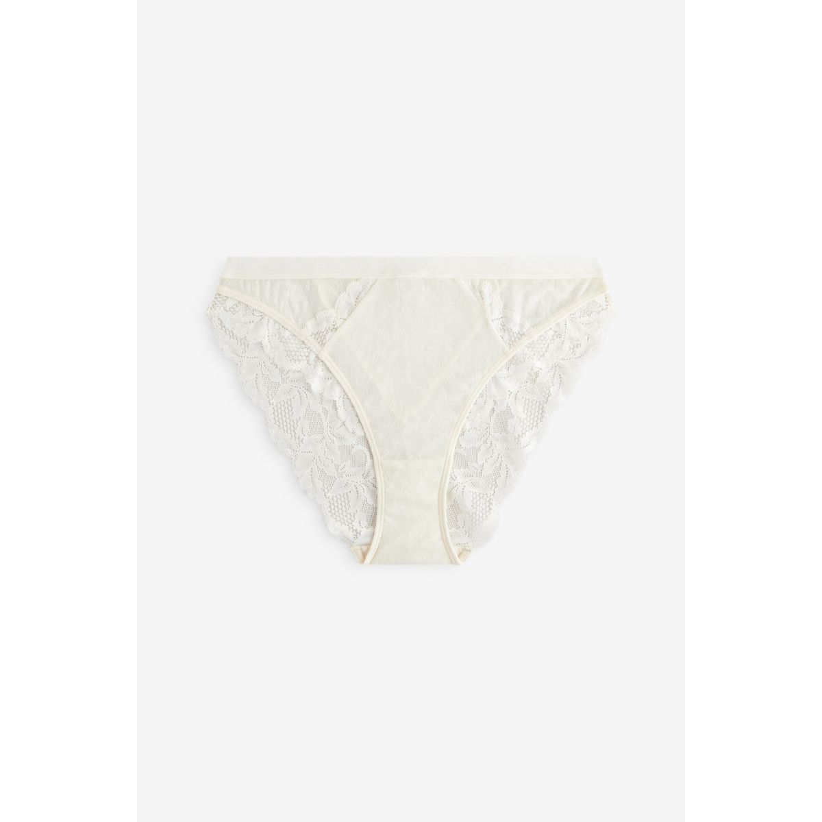 Culottes échancrées en dentelle, lot de 3 marine/rose/crème, NEXT