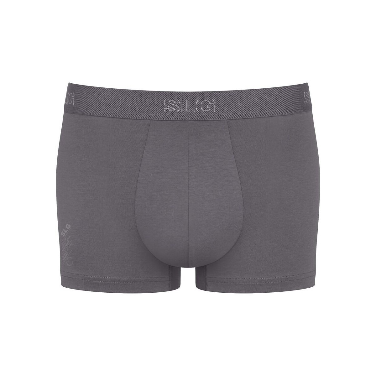 Confezione da 2 boxer tinta unita grigio + blu, SLOGGI