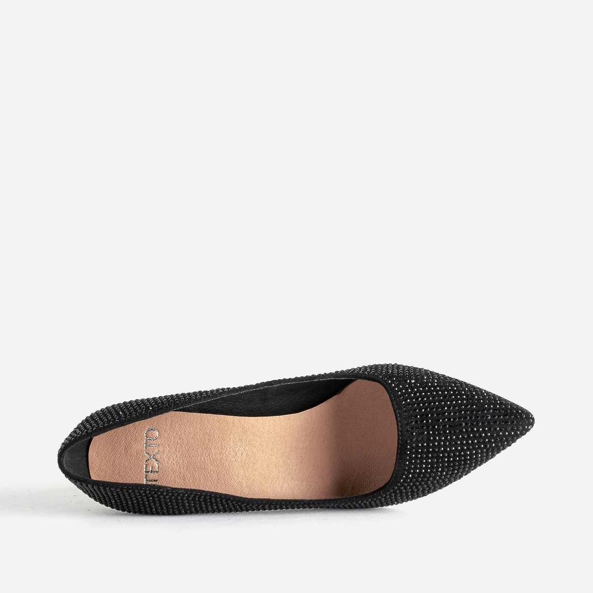 Escarpin URIELLE glitter noir, TEXTO