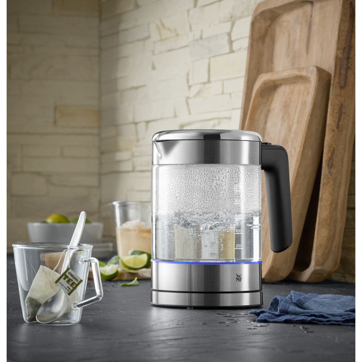 Bouilloire kitchen minis en verre transparent / cristal, WMF