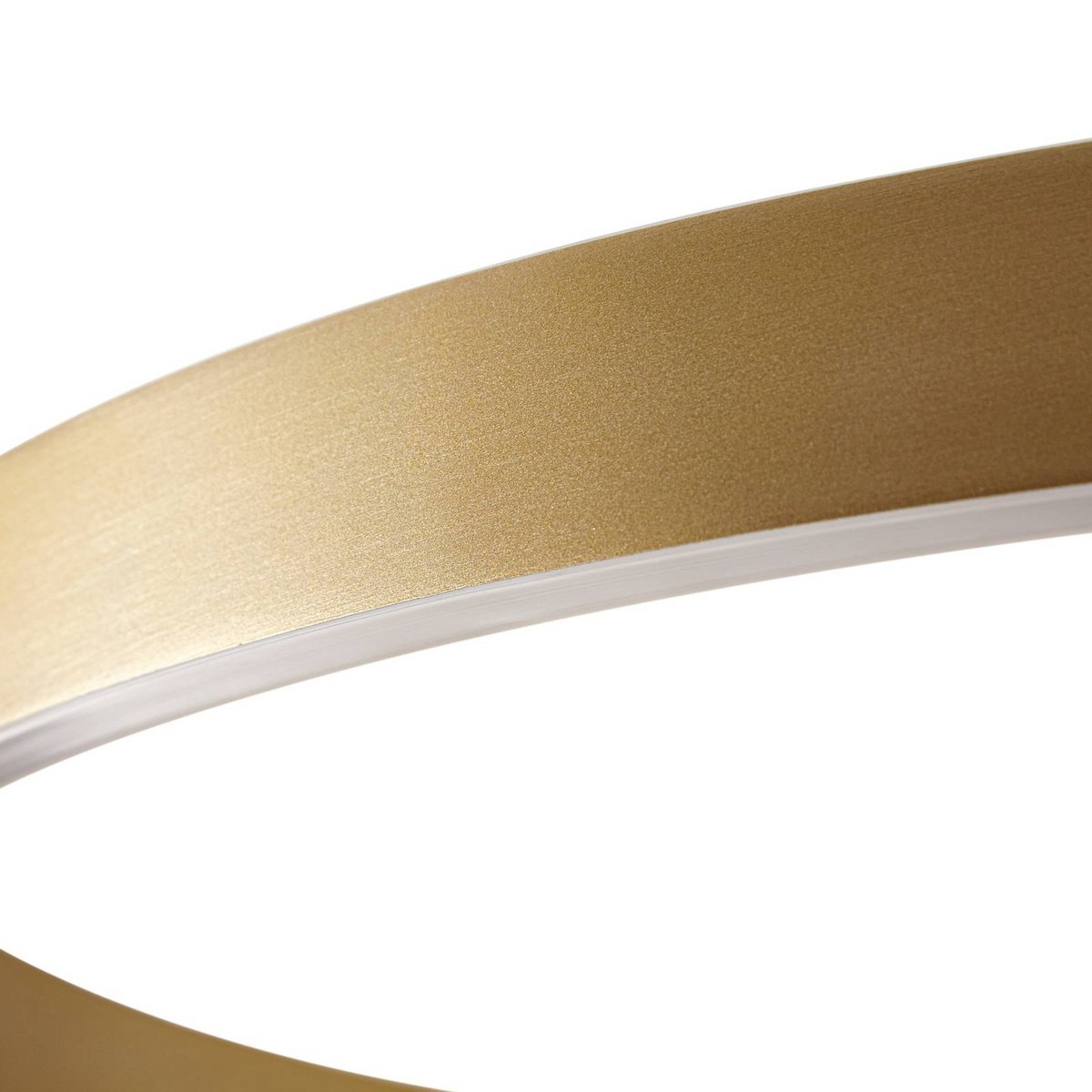 Suspension en métal moderneLED, Yonam or, blanc, LUCANDE
