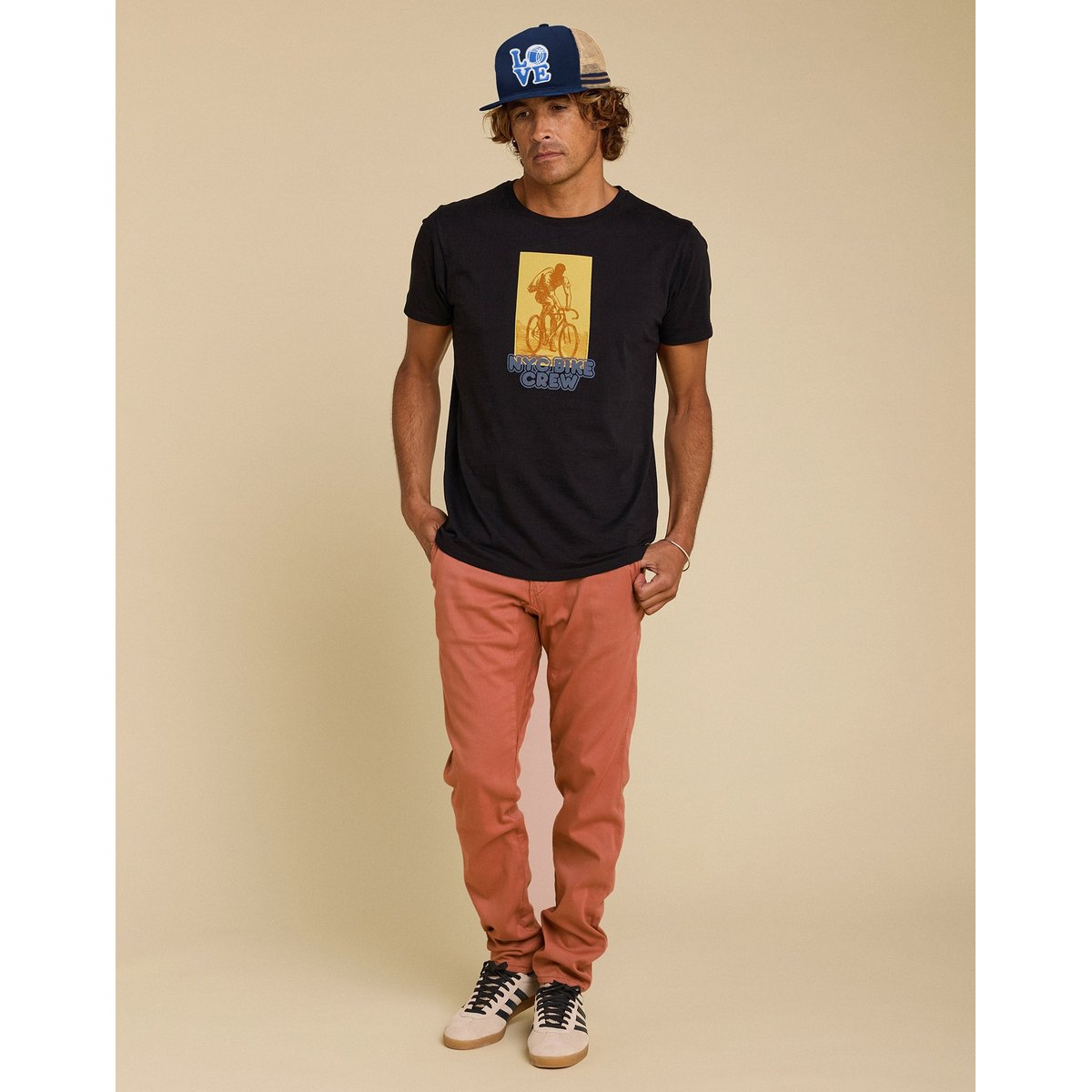 PANTALON CHINO FLAMINGO orange, PULLIN