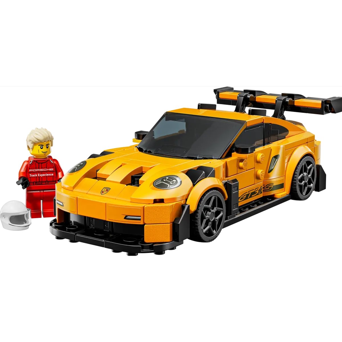 LEGO Speed Champions - Porsche 911 GT3 RS - Modèle de Supercar 77239 jaune, LEGO