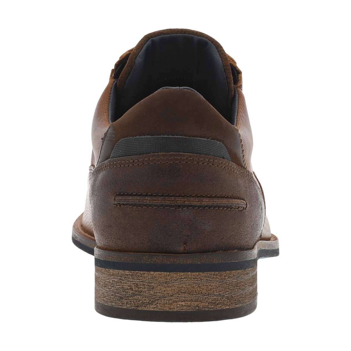 Derbies cuir talon plat marron, BULLBOXER