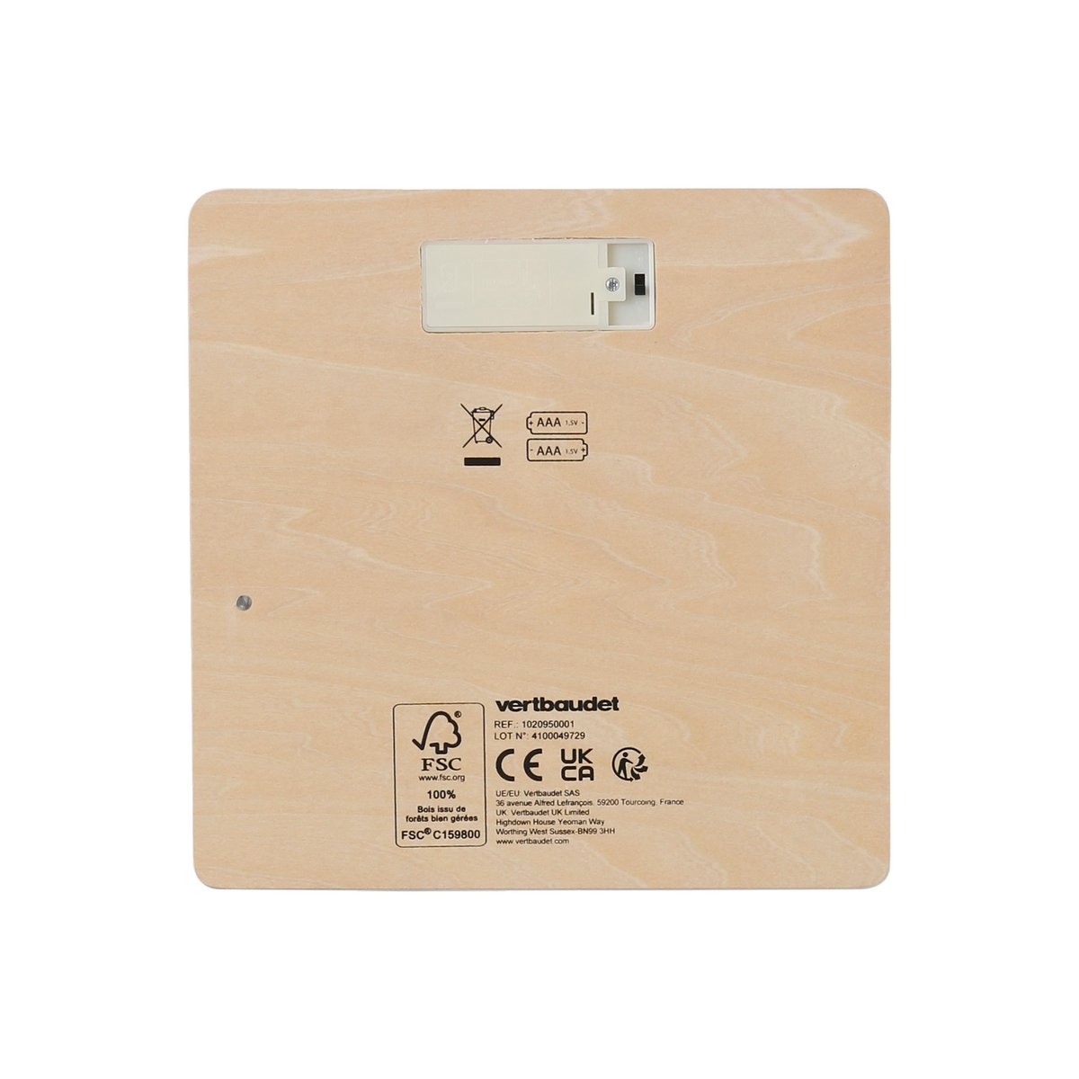 Planche sonore de la jungle TANZANIE en bois FSC® bois, VERTBAUDET