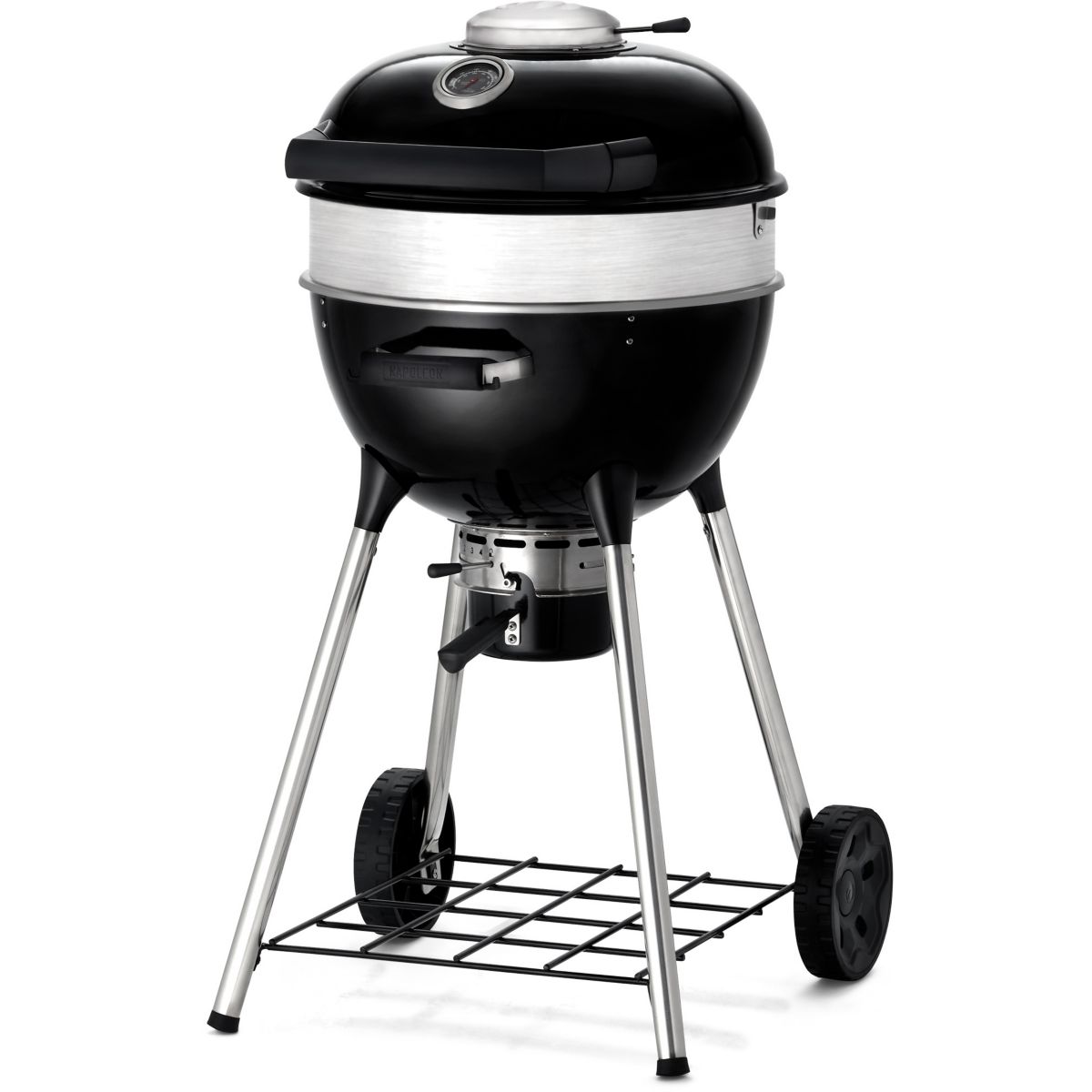 Barbecue charbon Kettle PRO noir sur pieds 47cm noir, NAPOLEON