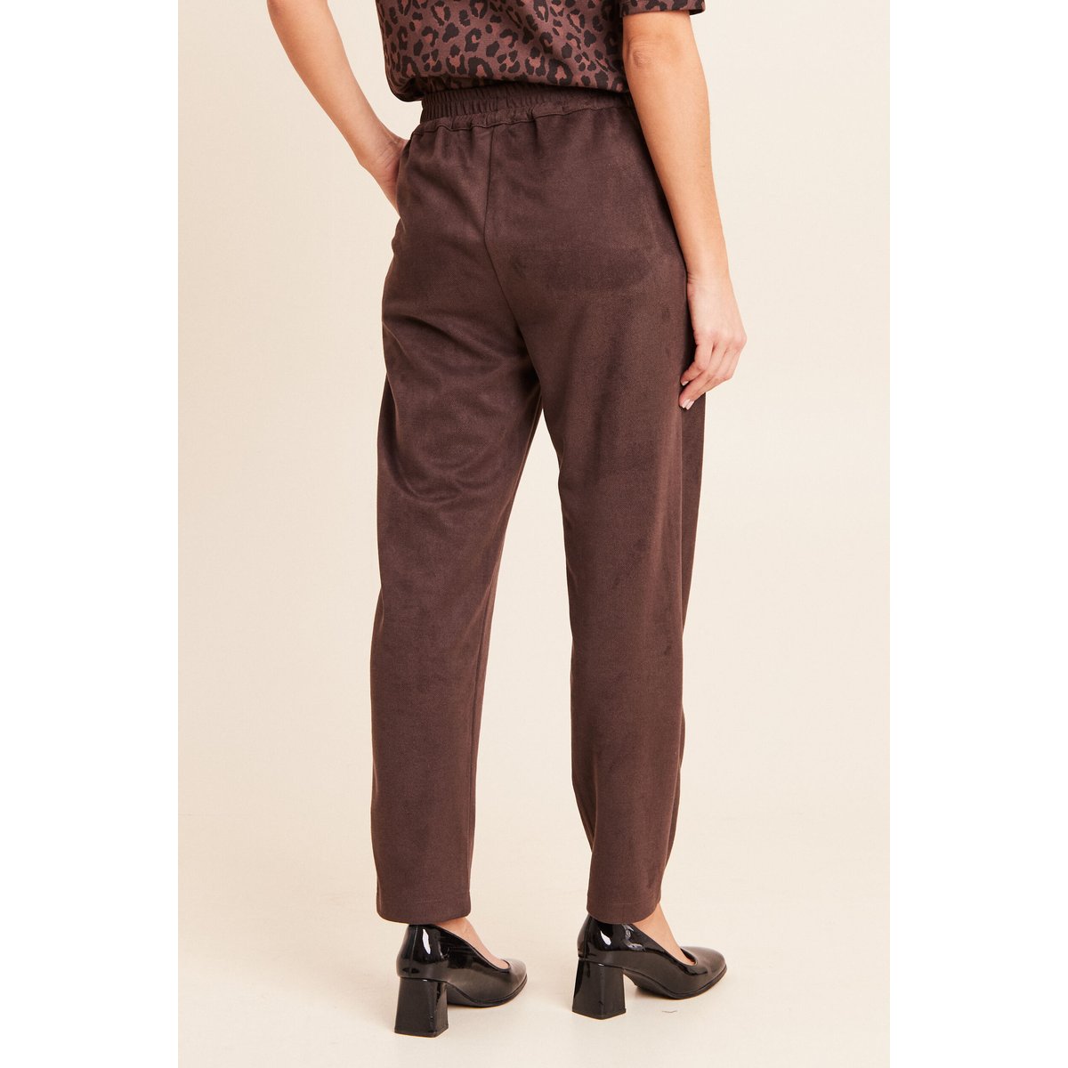Jogging aspect daim marron foncé, BREAL