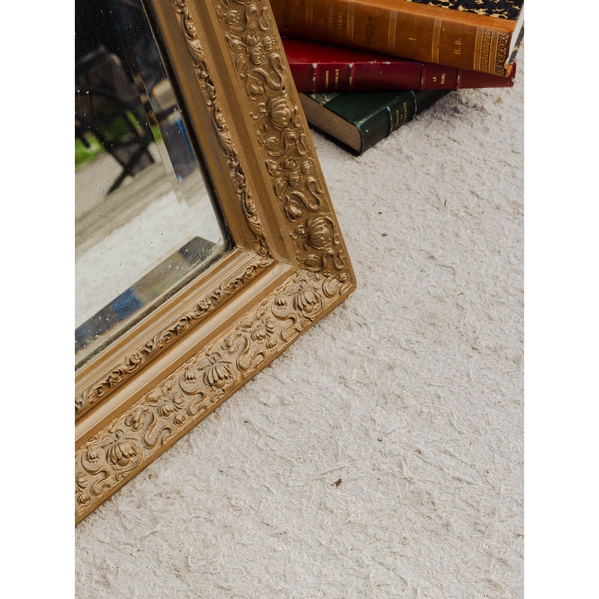Grand miroir doré Georges N°1166 - Bon état doré, DEBONGOUT