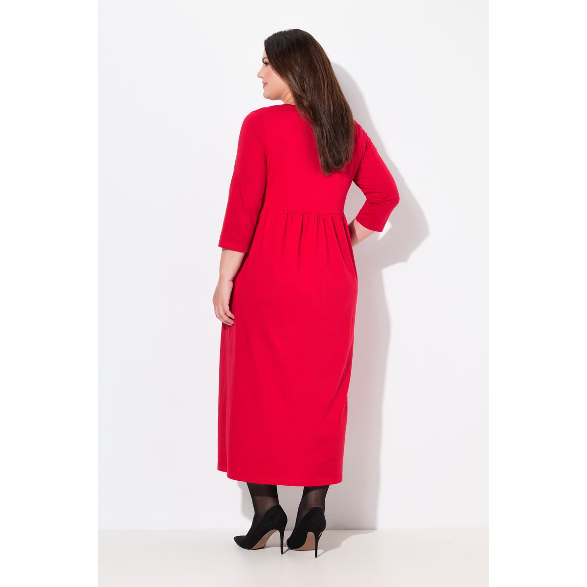 Robe en jersey avec poches, couture empire salsa, ULLA POPKEN