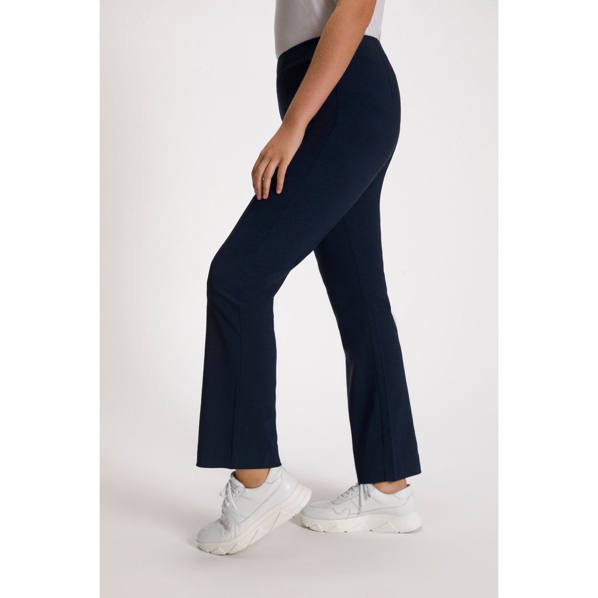 Pantalon thermique en tissu bengaline bien marine, ULLA POPKEN