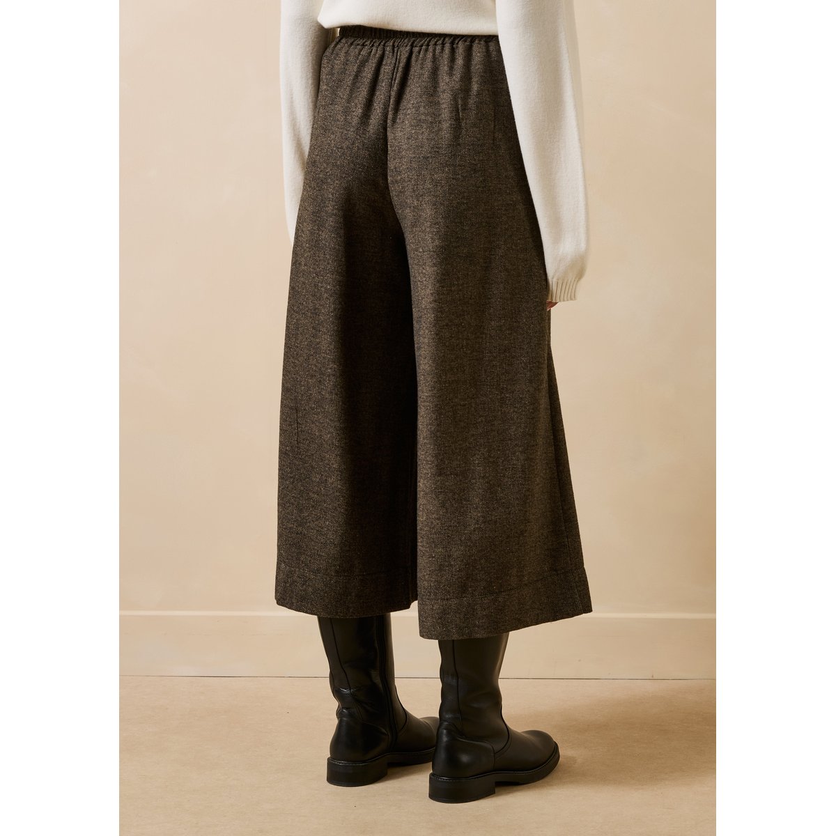 Pantalon jupe culotte 7/8ème ecorce, LA FEE MARABOUTEE