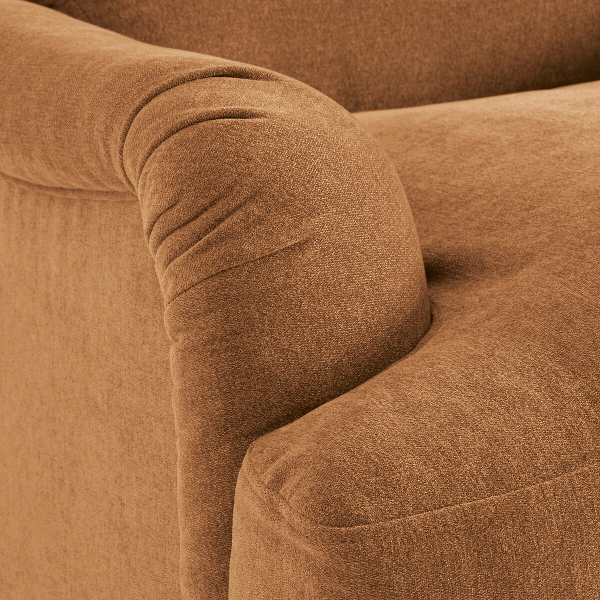 Sillón de poliéster jaspeado, NOON arcilla, LA REDOUTE INTERIEURS