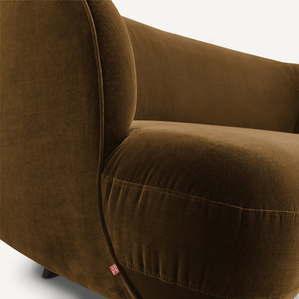 3-Sitzer-Sofa, Samt, Rosebury, Design Emmanuel Gallina bronzefarben , AM.PM X EMMANUEL GALLINA
