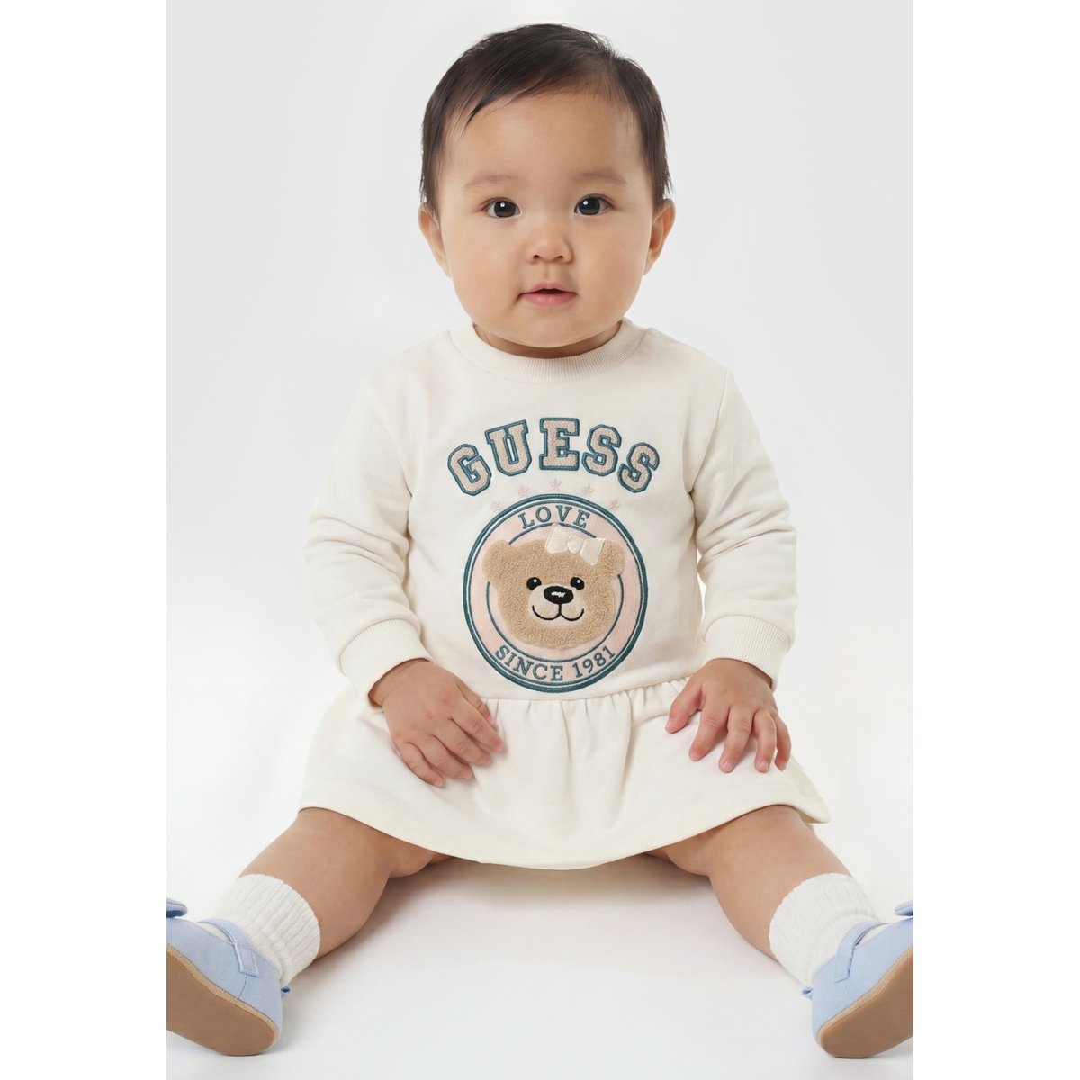 Ensemble Robe Et Culotte crème, GUESS KIDS