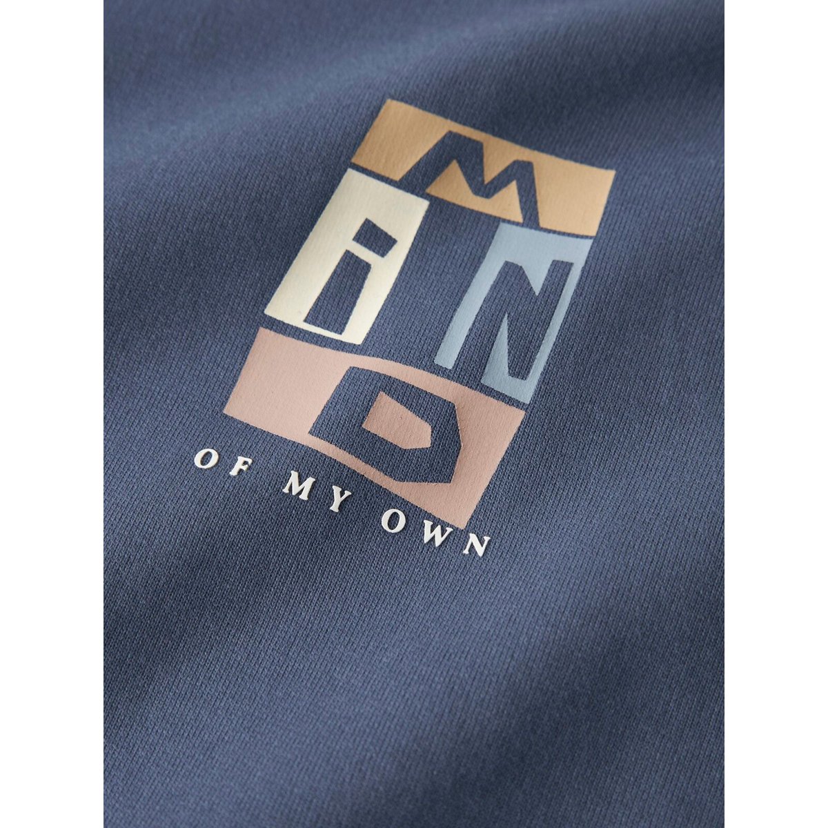 Sweat-Shirt vintage indigo, NAME IT