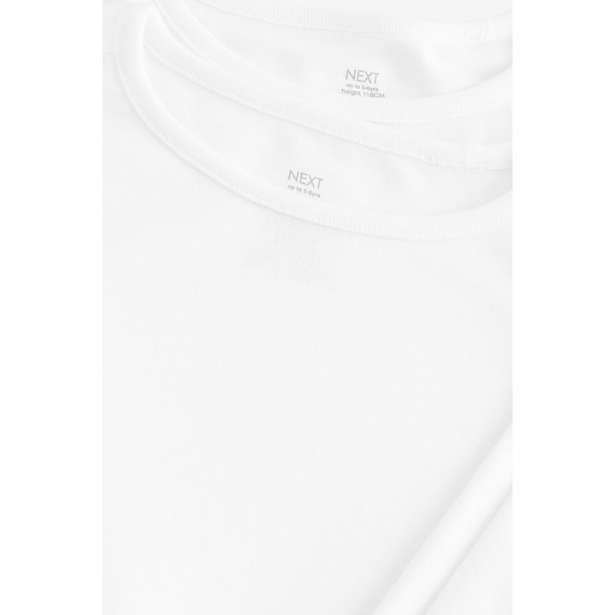 T-shirts à manches longues, lot de 2 blanc, NEXT