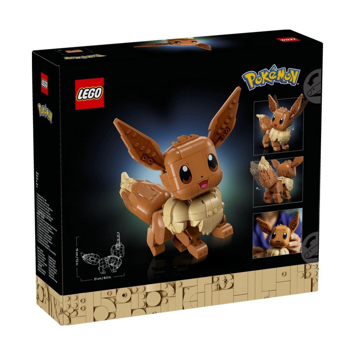 LEGO Pokémon - Evoli - 72151 marron, LEGO