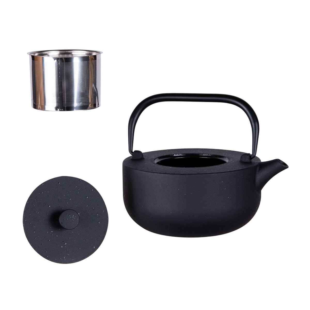 Théière en fonte Fuji 1,2 L noir, TREND'UP