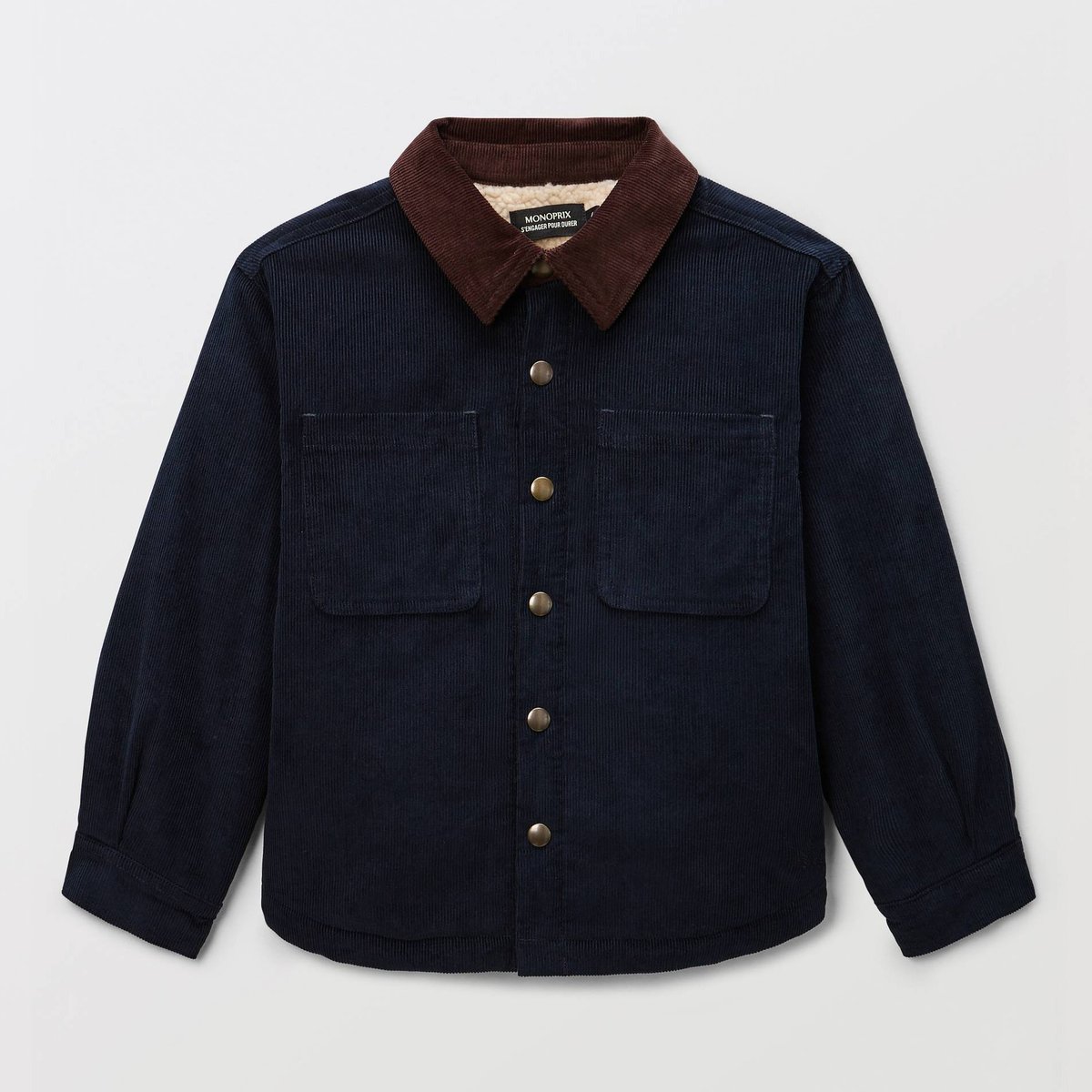 Surchemise contenant de la laine marine, MONOPRIX