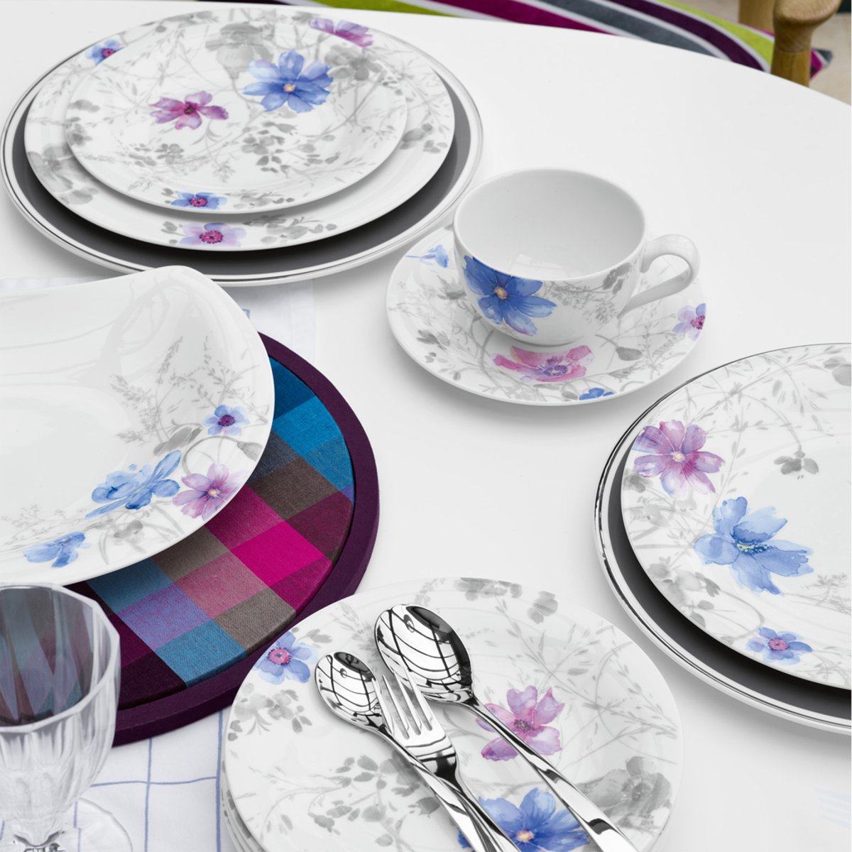 Assiette Plate MARIEFLEUR multicolore, VILLEROY & BOCH