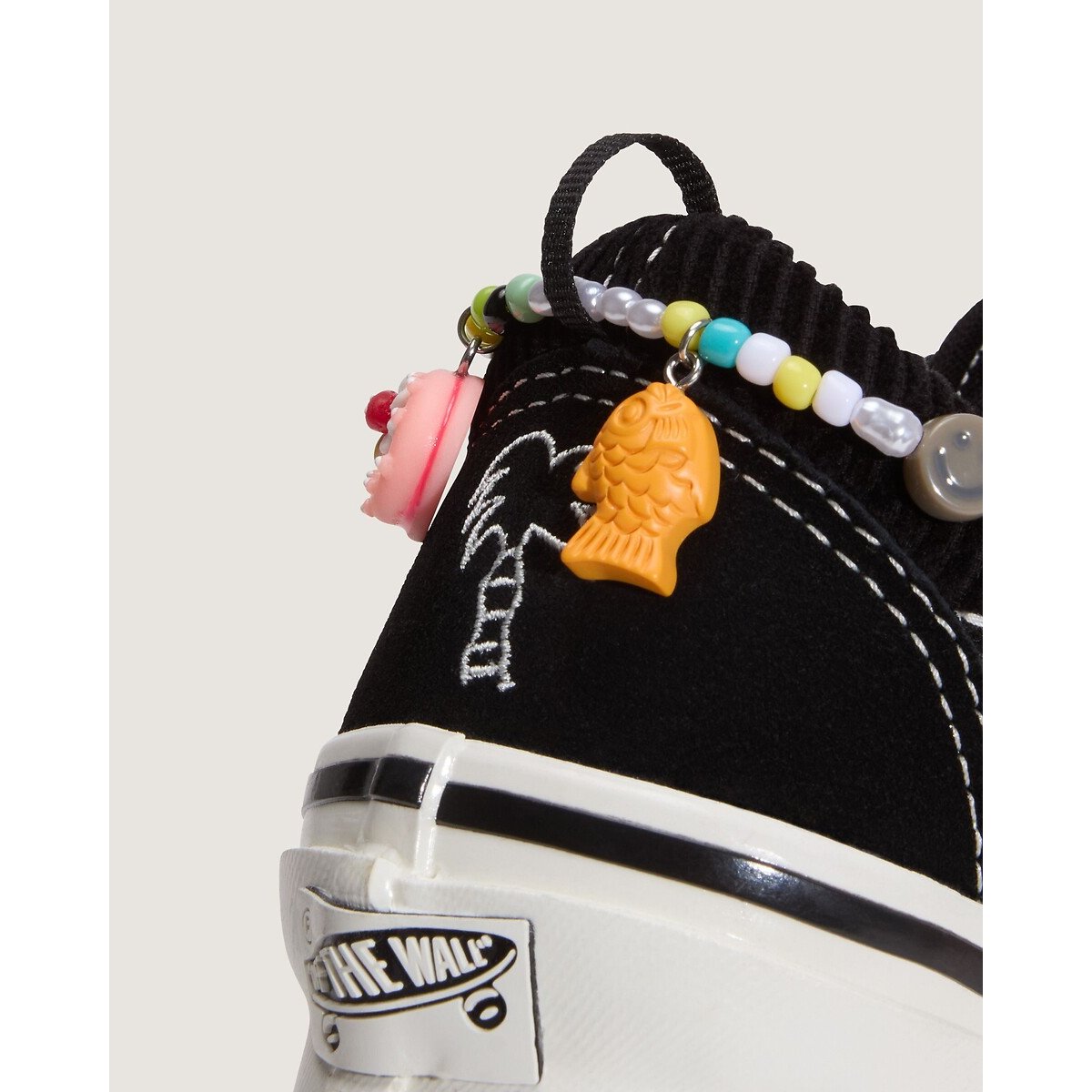 Baskets basses avec charms, Old Skool noir, VANS