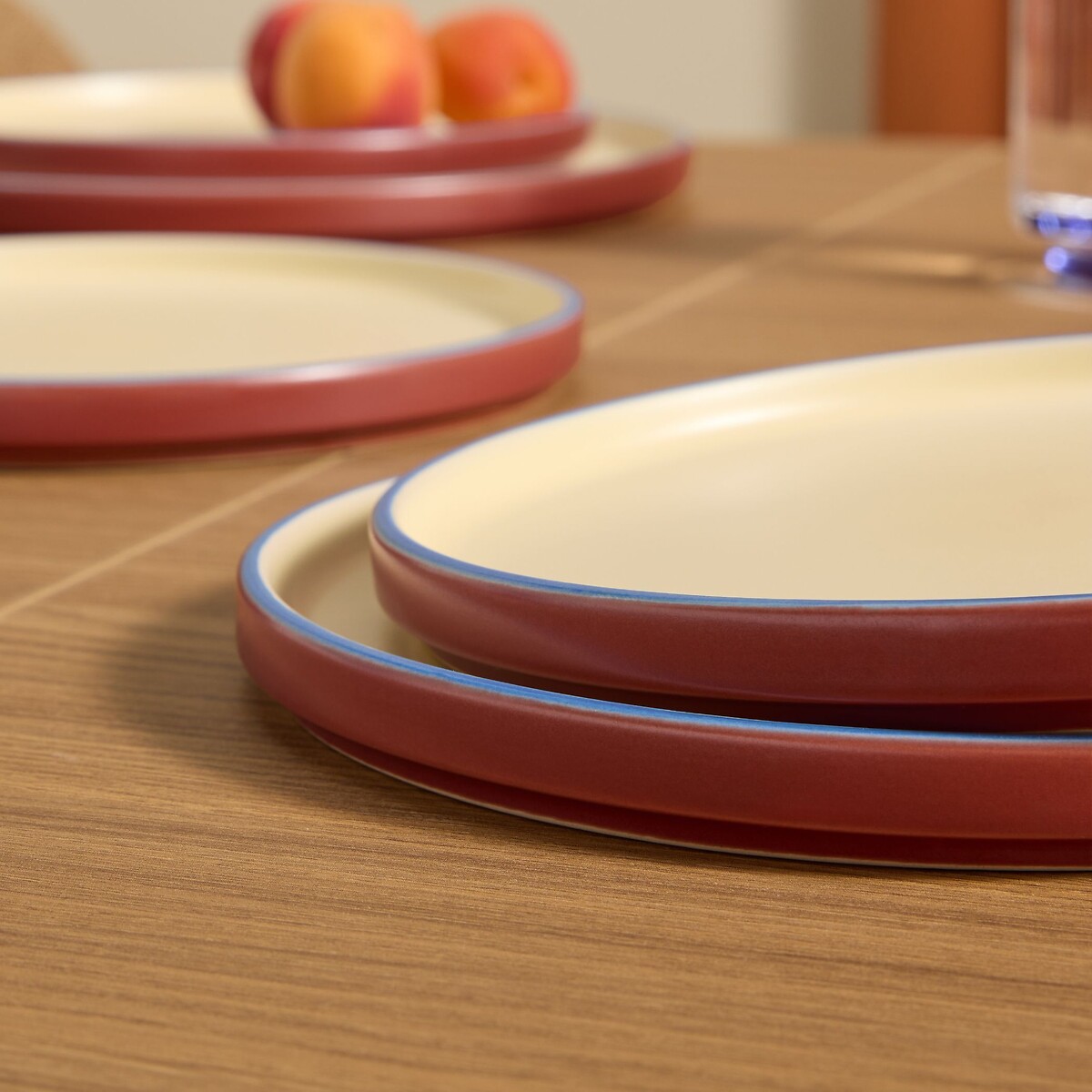 MADE.COM Set of 4 Allesio Side Plates in Brown brown , MADE