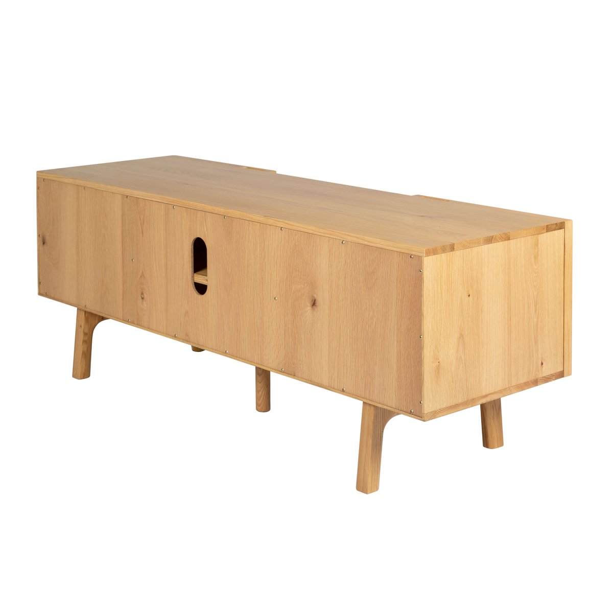Meuble télé 140cm chêne naturel, ZAGO