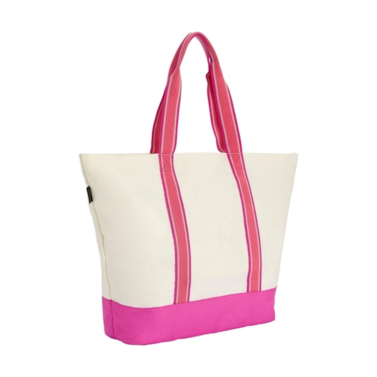 Tote bag motif logo style plage BOULDER beige clair / rose, REGATTA