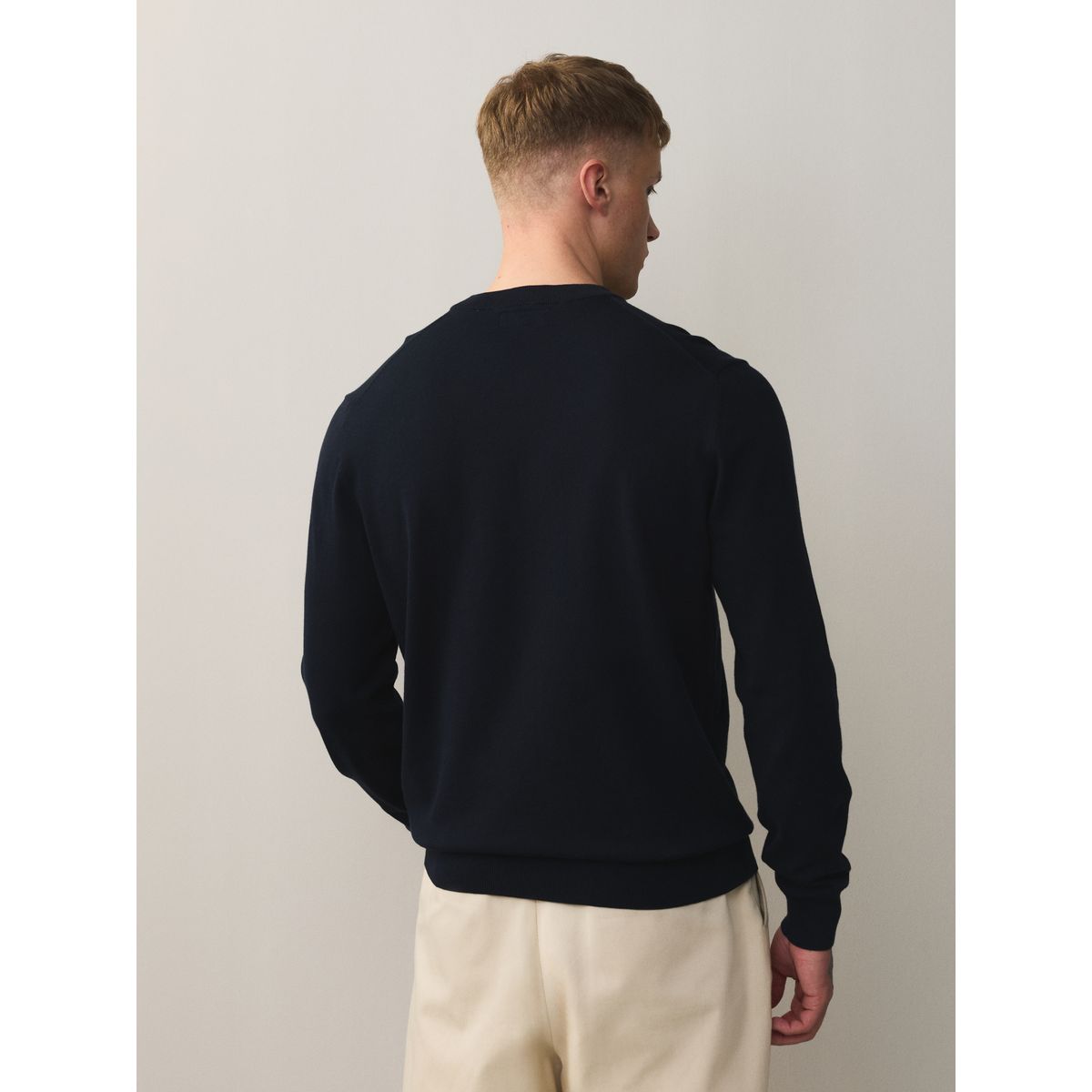 Pull standard en coton majoritaire, lot de 2 noir, NEXT