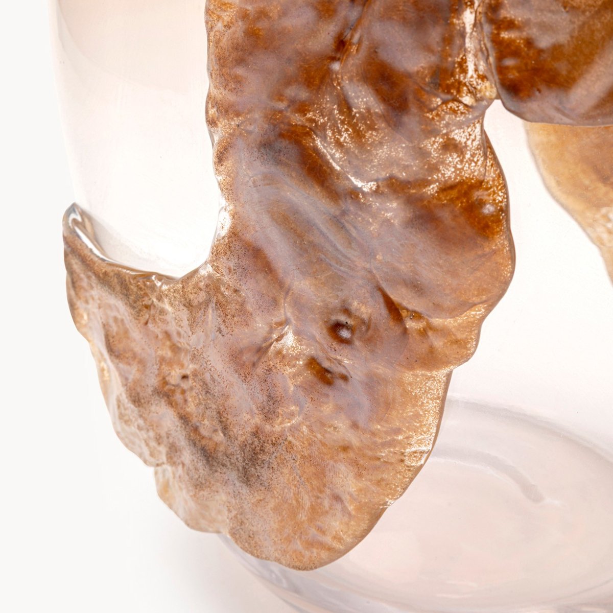Vase en verre texturé, PICO marron, KARE DESIGN