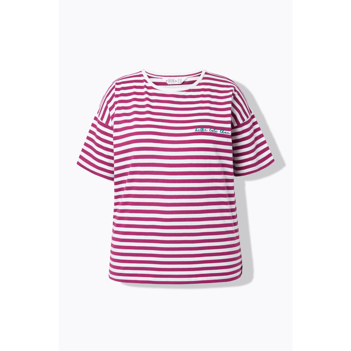 T-shirt à rayures oversize, avec broderie mûres, STUDIO UNTOLD