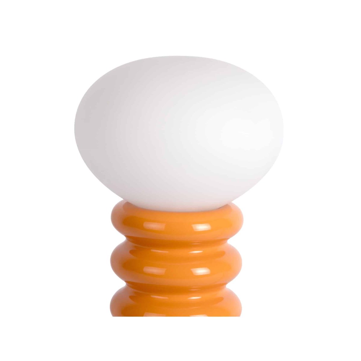 Lampe De Table Céramique CATANIA ARO orange, LEITMOTIV