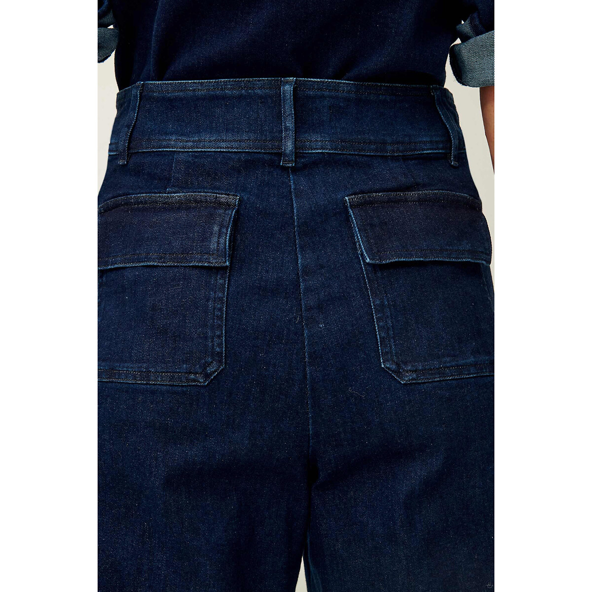 Pantalon large poches plaquées MANHATTAN jean, SESSUN