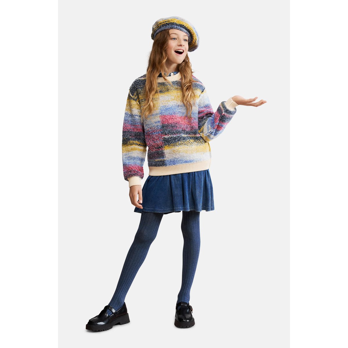 Pull chiné multicolore multicolore, DESIGUAL