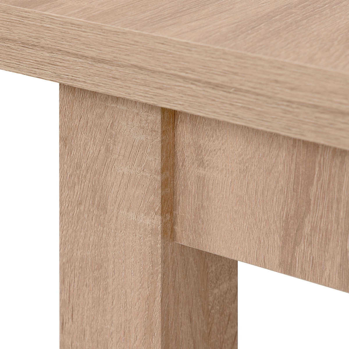 Table à manger extensible 6/8 places effet chêne - LOUCA chêne, HOMIFAB
