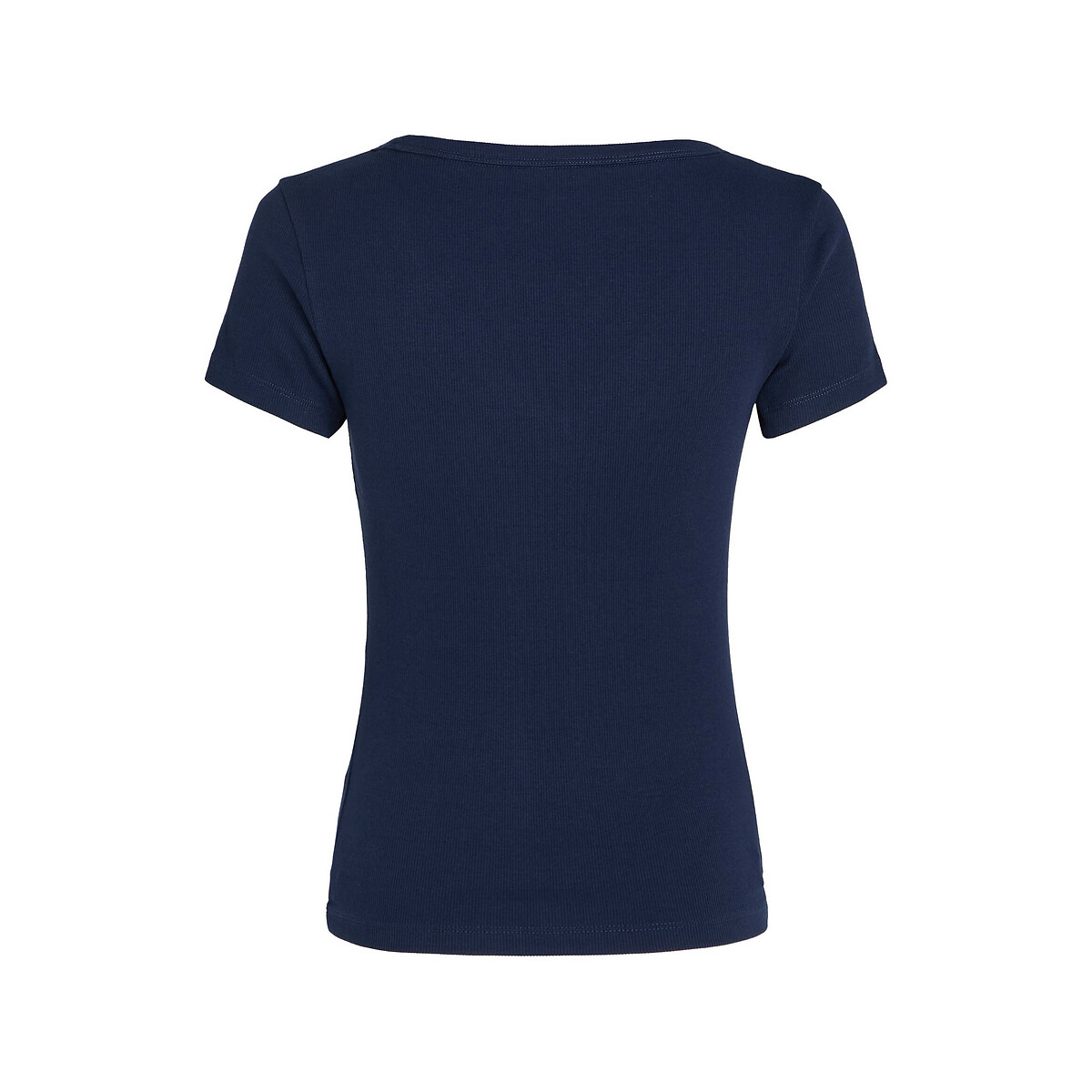T-shirt col V, logoté bleu nuit, TOMMY JEANS