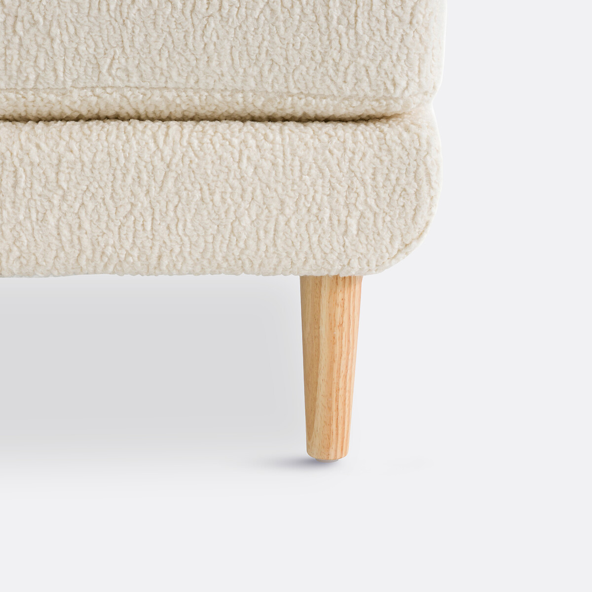 Pouf bouclette, Jimi ecru, LA REDOUTE INTERIEURS